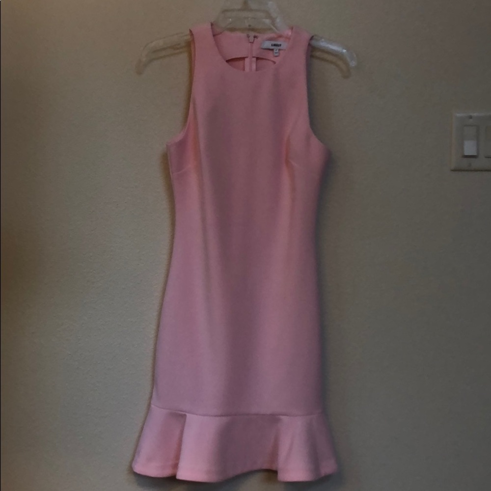 Likely Beckett Ruffle-Hem Mini Dress